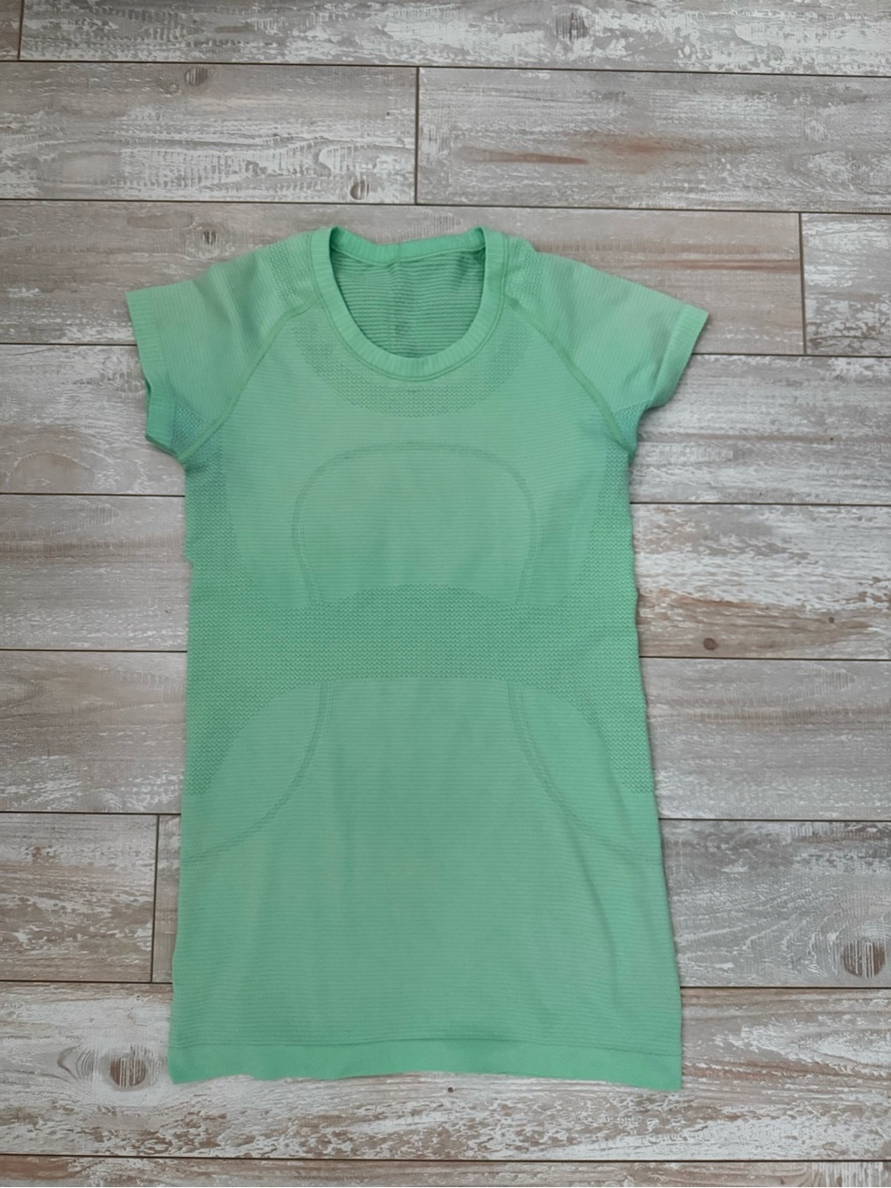 lululemon athletica Mint Green Short-Sleeve Seamless Tee
